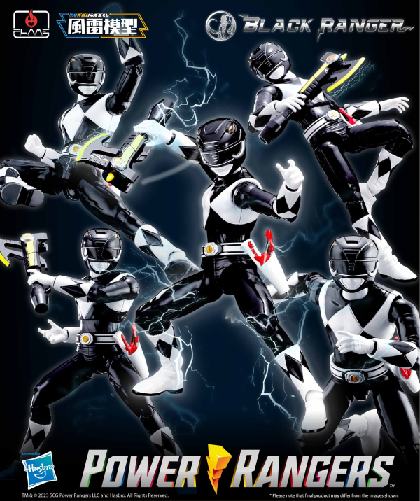 Flame Toys Furai Model: Power Rangers: Black Ranger 