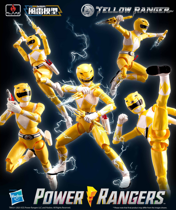 Flame Toys Furai Model: Power Rangers: Yellow Ranger 