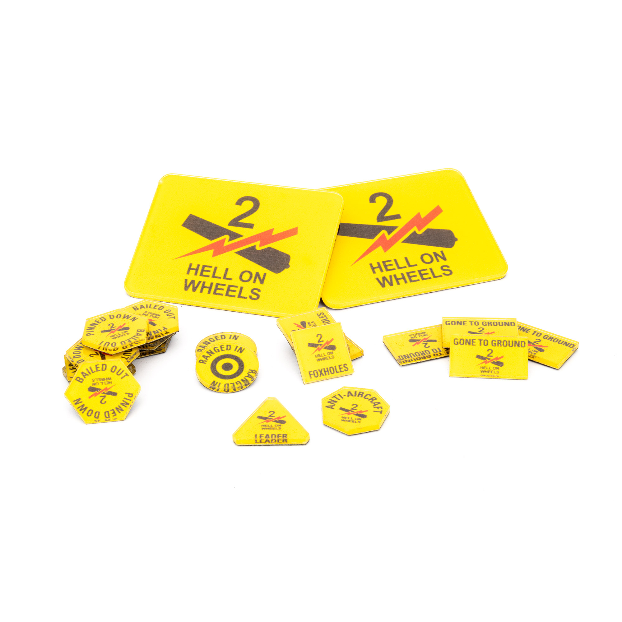 Flames of War: 2nd Armored Tokens and Objectives: American (Limited Edition) 