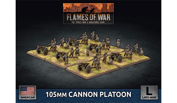 Flames of War: American - 105mm Cannon Platoon 