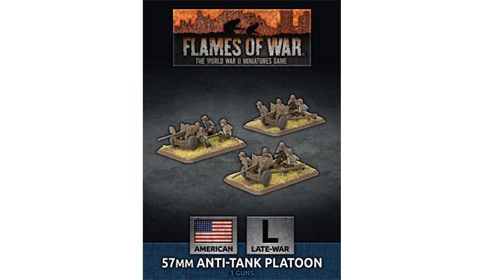 Flames of War: American - 57mm Anti-Tank Platoon 