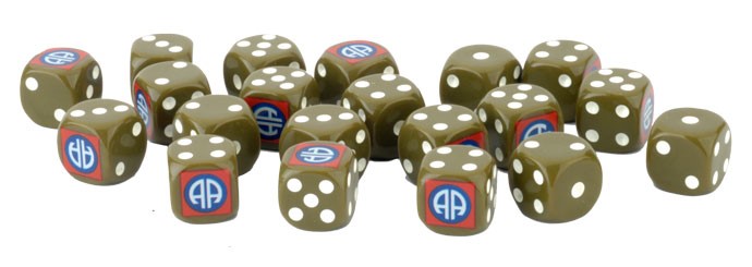 Flames of War: American - 82nd Airborne Division Dice 