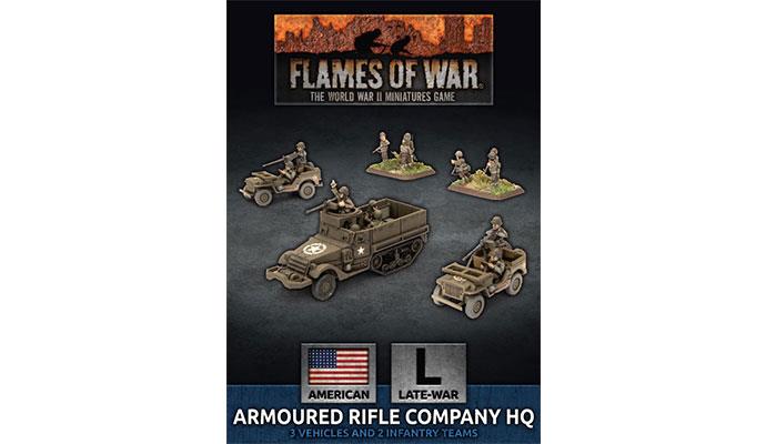Flames of War: American - Armored Rifle Company HQ 