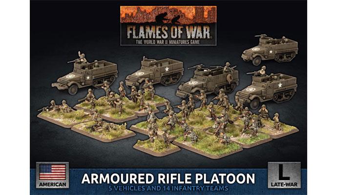 Flames of War: American - Armored Rifle Platoon 