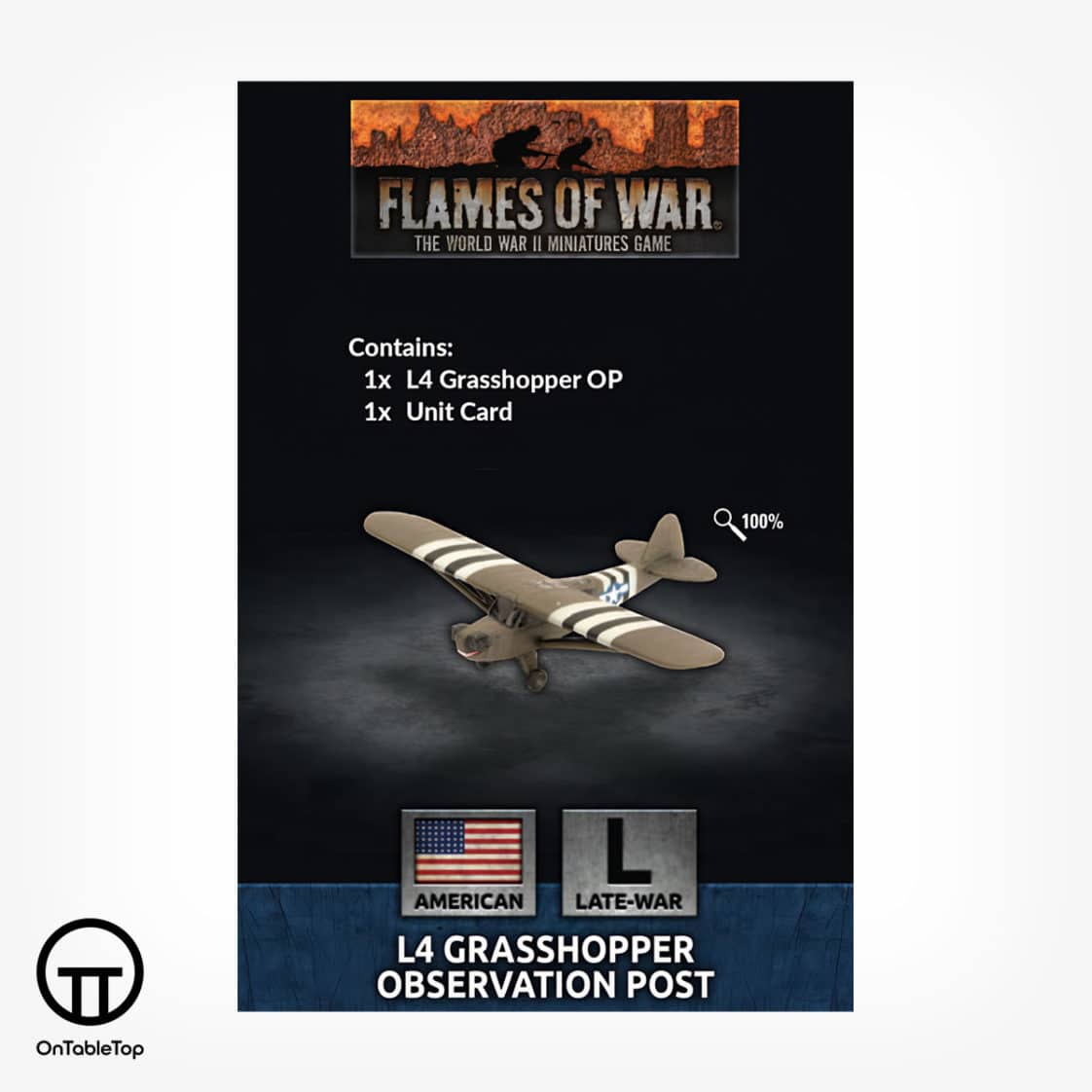 Flames of War: American: L4 Grasshopper Observation Post 