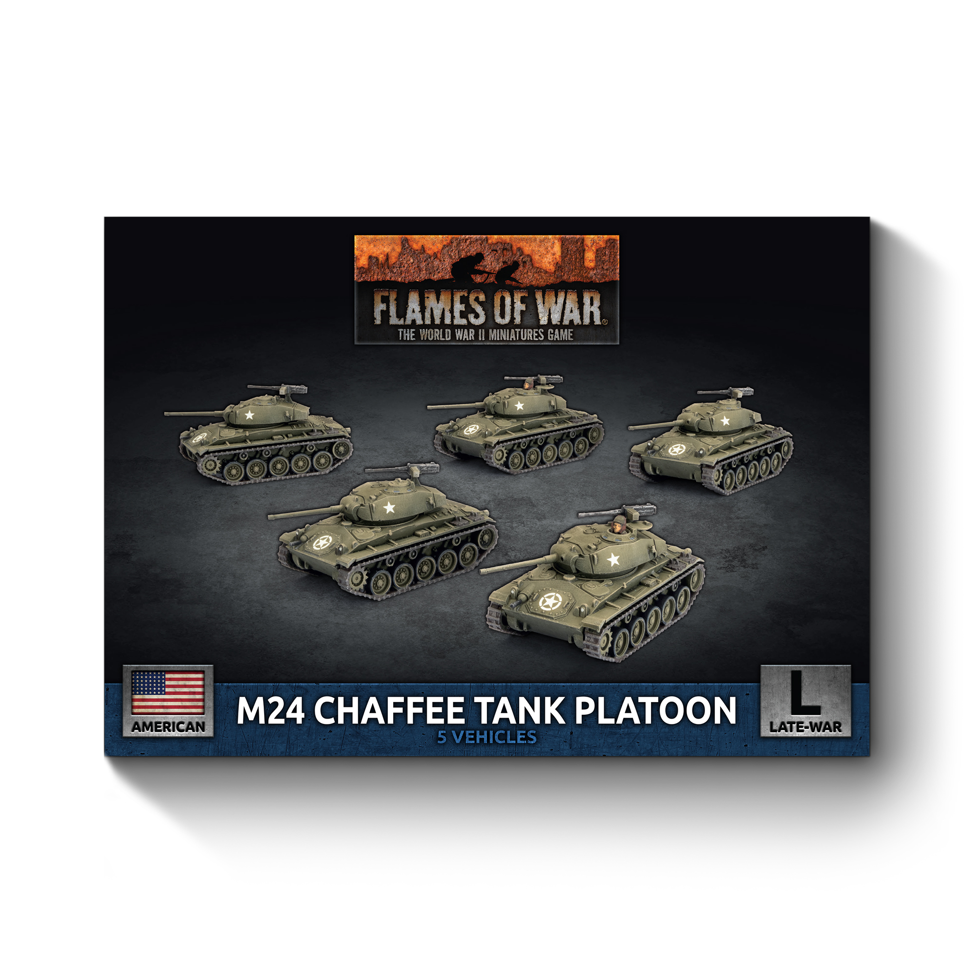 Flames of War: American: M24 Chaffee Tank Platoon (Late War) 