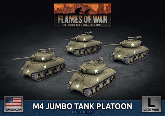 Flames of War: American: M4 Jumbo Tank Platoon 