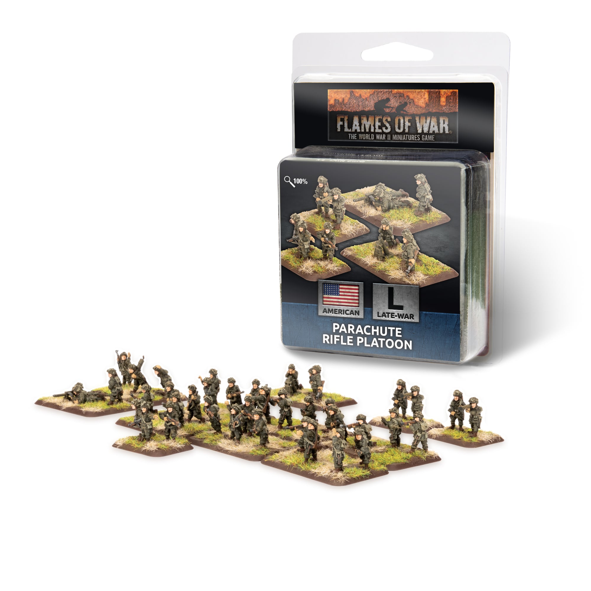Flames of War: American: Parachute Rifle Platoon 