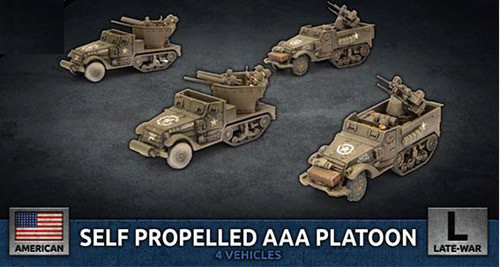 Flames of War: American - Self Propelled AAA Platoon (M15/M16 GMC) 