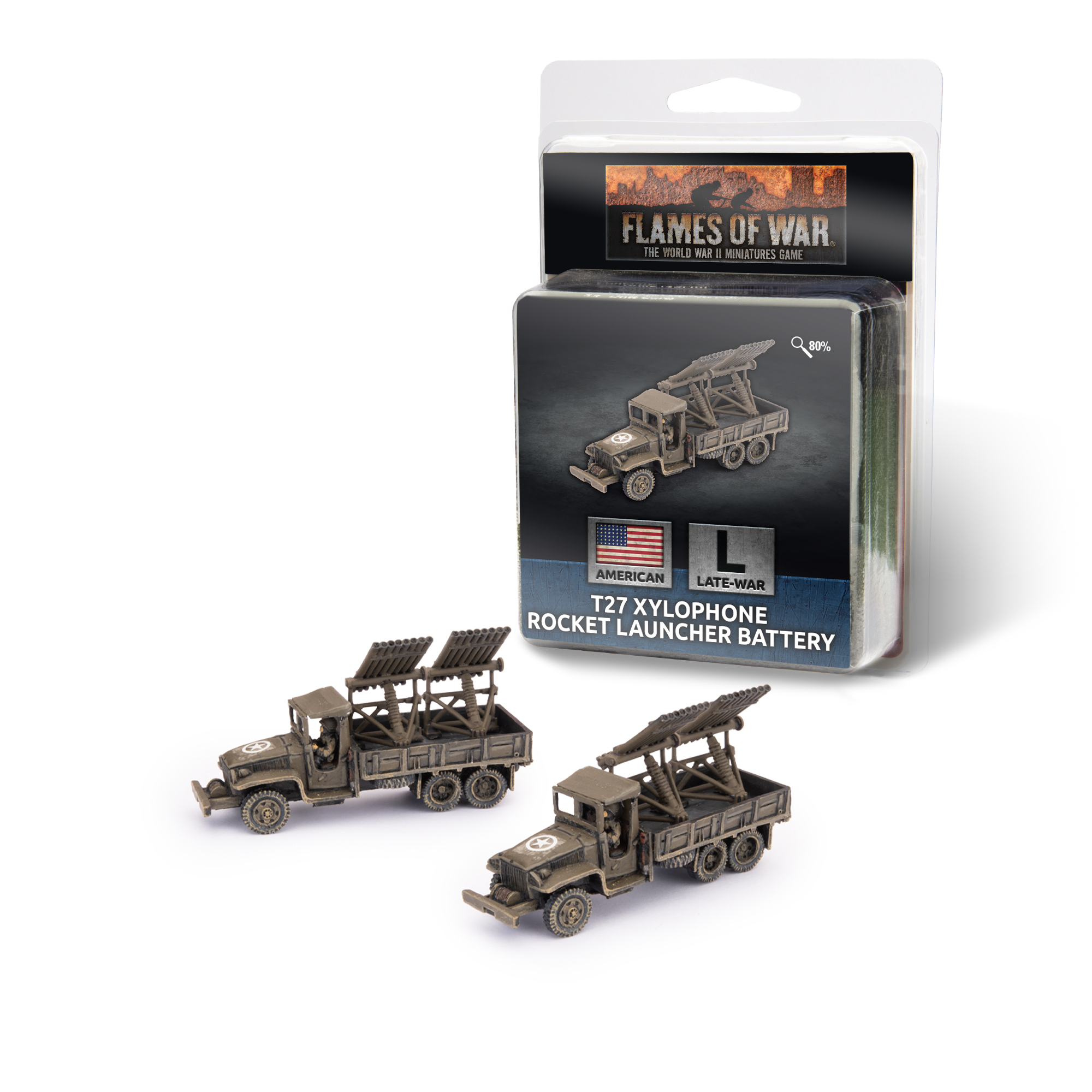 Flames of War: American: T27 Xylophone Rocket Launcher Battery (Late War) 