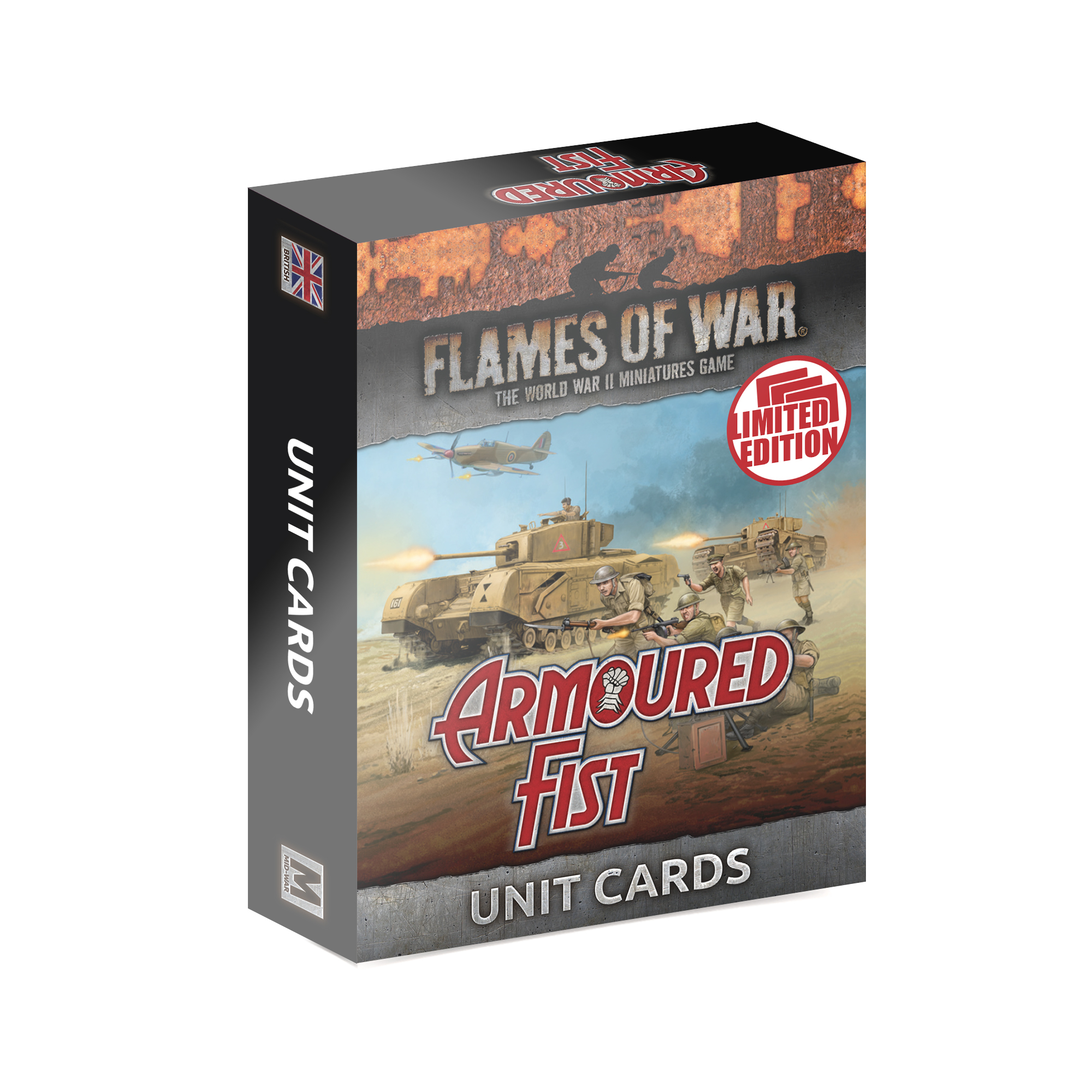 Flames of War: Armoured Fist Unit Cards 