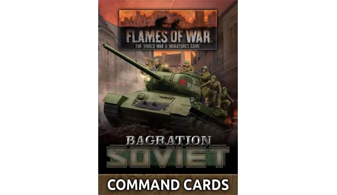 Flames of War: Bagration: Soviet Command Cards 