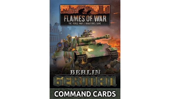 Flames of War: Berlin German: Command Cards  