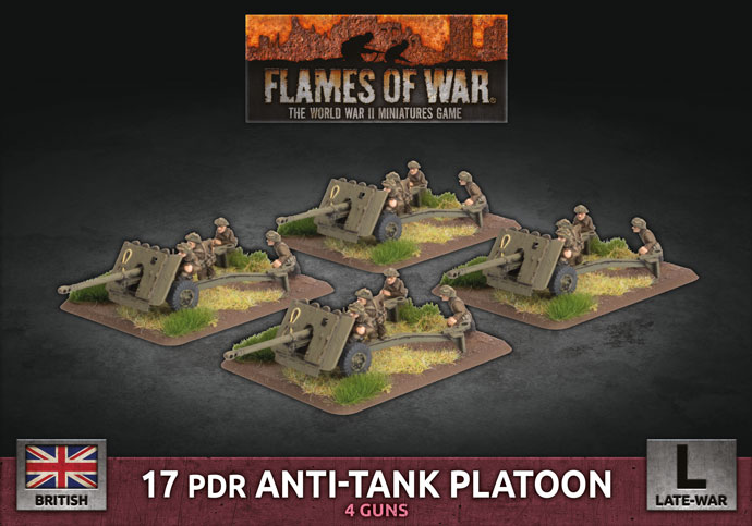 Flames of War: British: 17 pdr Anti-Tank Platoon 
