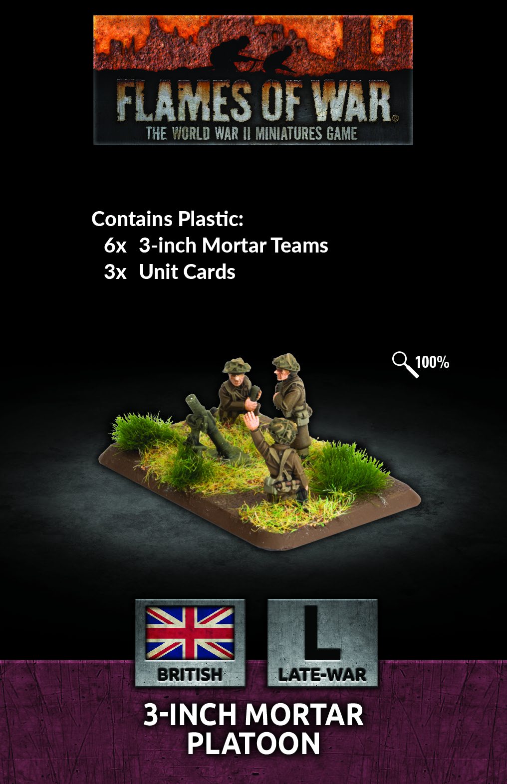 Flames of War: British: 3-inch Mortar Platoon 