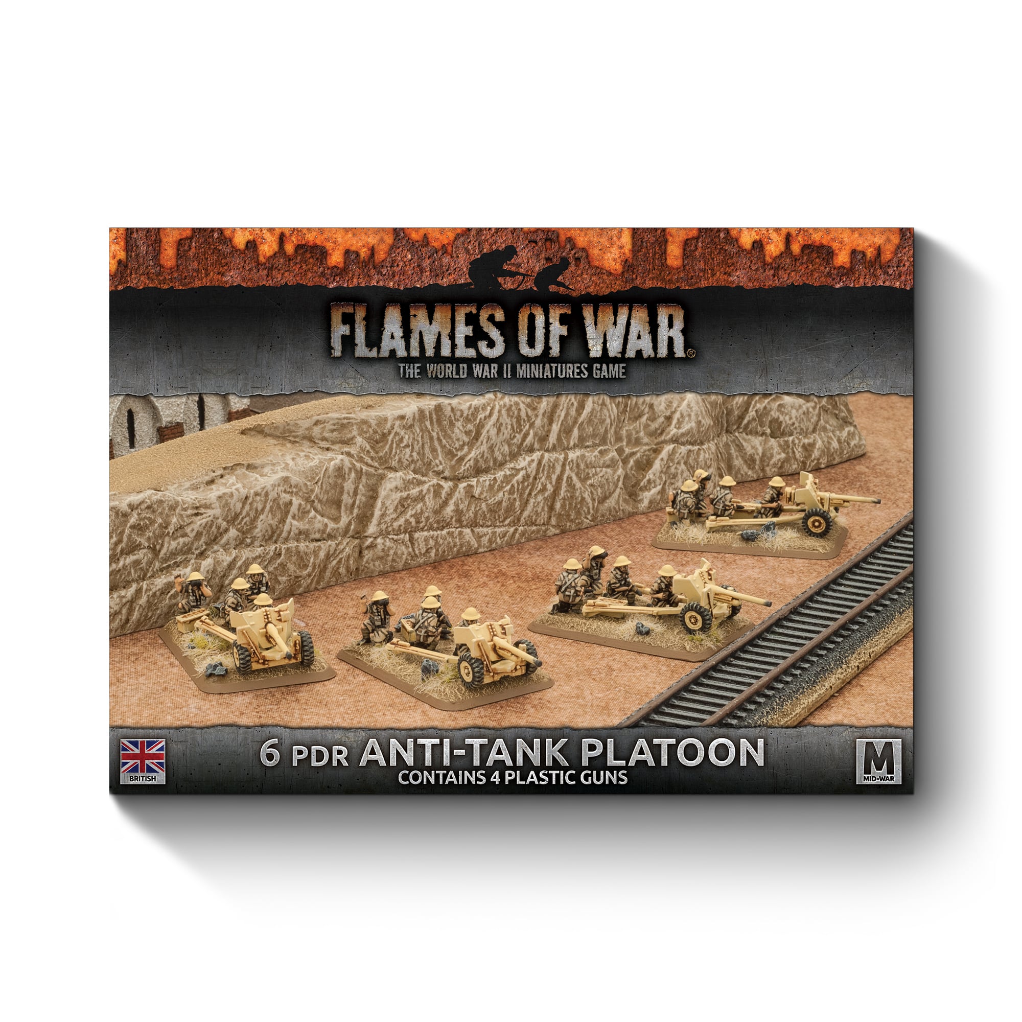 Flames of War: British: 6pdr Anti-tank Platoon 