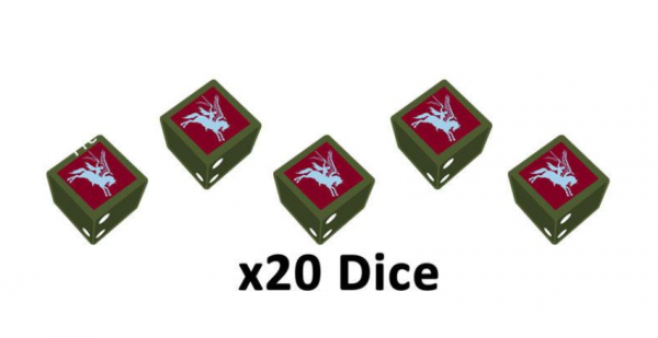 Flames of War: British: 6th Airborne Division Dice Set 
