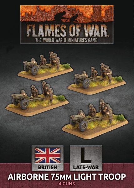 Flames of War: British: Airborne 75mm Light Troop 