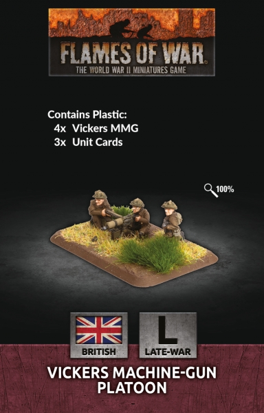 Flames of War: British: Airborne Vickers Machine-gun Platoon 