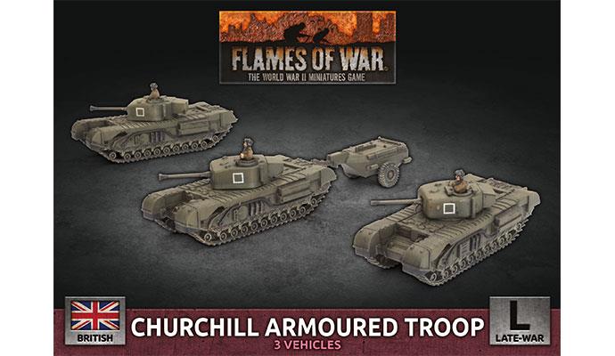 Flames of War: British: Churchill Armoured Troop 