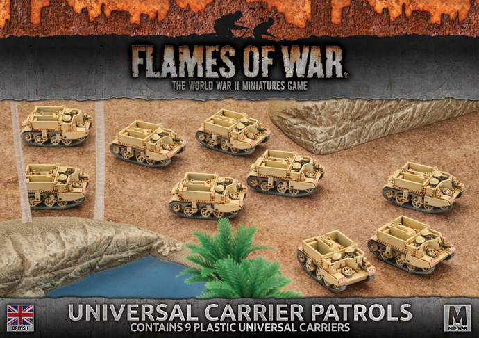 Flames of War: British: Desert Rats Universal Carrier Patrol 