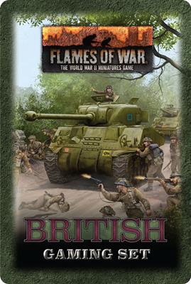 Flames of War: British Gaming Set (x20 Tokens, x2 Objectives, x16 Dice) 