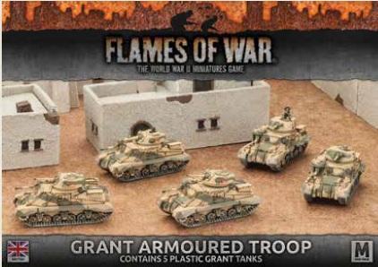 Flames of War: British: Grant Armoured Troop 