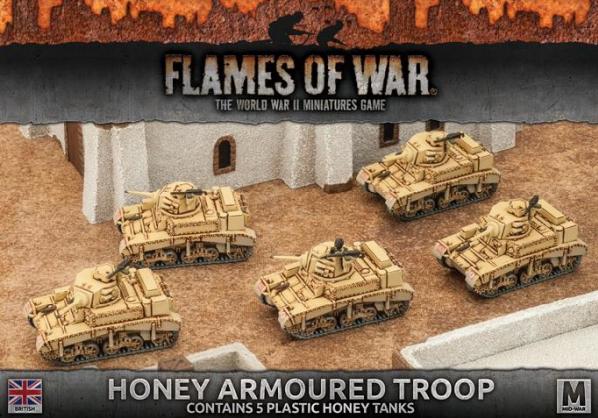 Flames of War: British: Honey Armoured Troop 