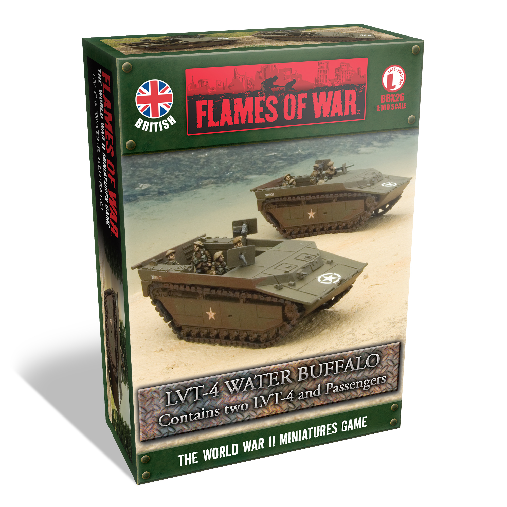 Flames of War: British: LVT-4 Water Buffalos 