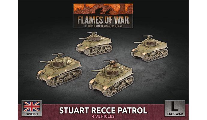 Flames of War: British: Stuart Recce Patrol  