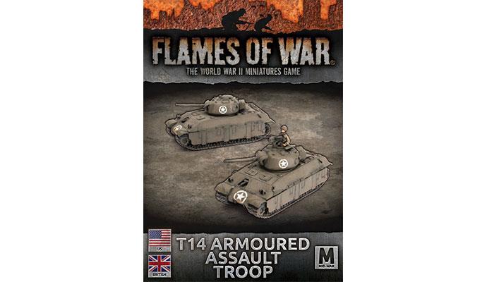 Flames of War: British: T14 (75mm) Assault Tanks (x2) 