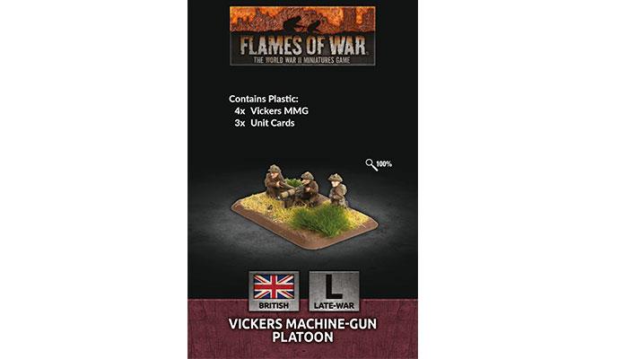 Flames of War: British: Vickers Machine-Gun Platoon 
