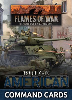Flames of War: Bulge: American Command Cards (61x Cards) 