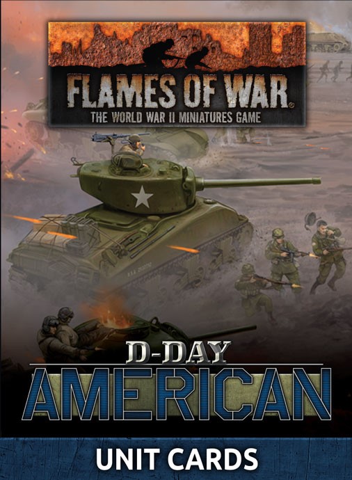 Flames of War: D-Day American - Unit Cards 