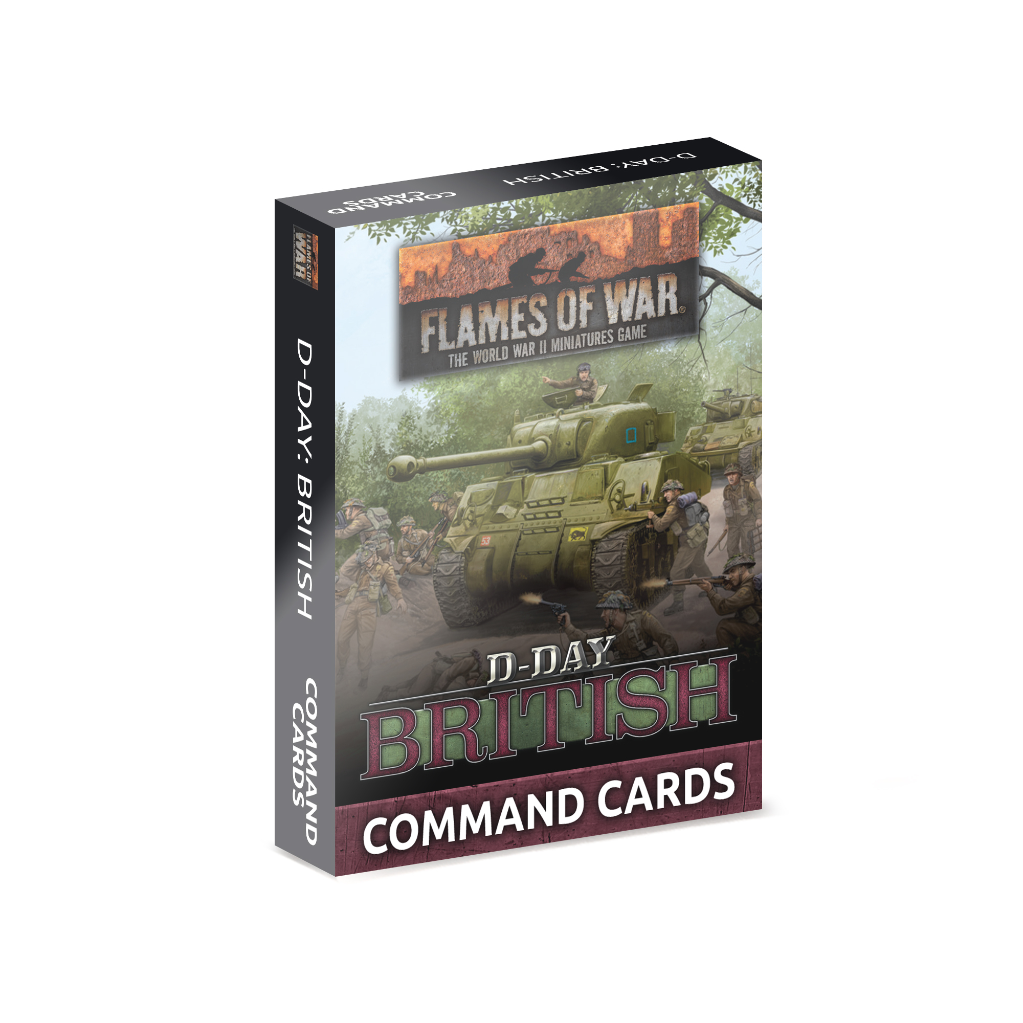 Flames of War: D-Day: British: Command Cards 