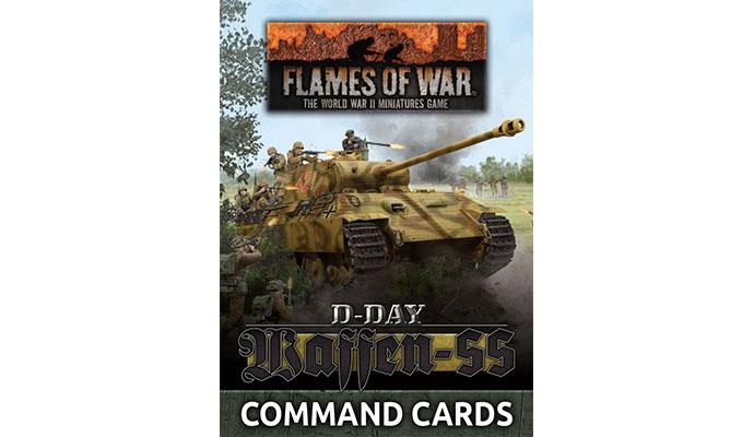 Flames of War: D-Day Waffen-SS Command Card Pack 