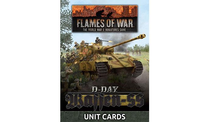 Flames of War: D-Day Waffen-SS Unit Card Pack 