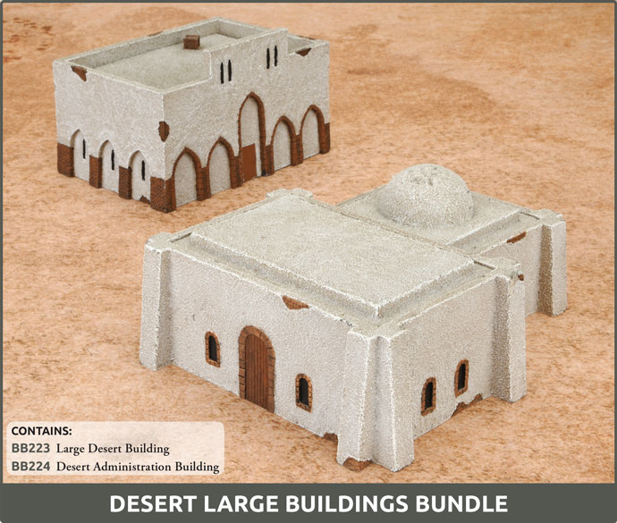 Flames of War: Desert Large Buildings Bundle 