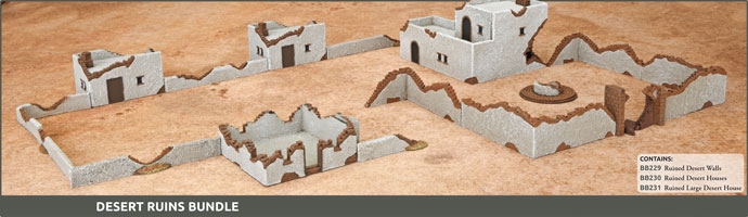 Flames of War: Desert Ruins Bundle 