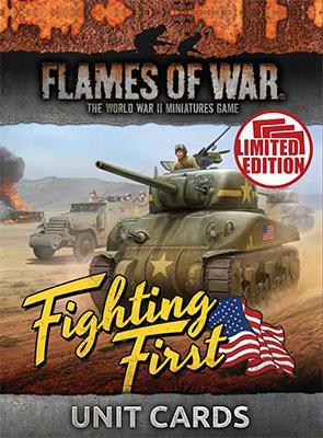 Flames of War: Fighting First Unit Cards 