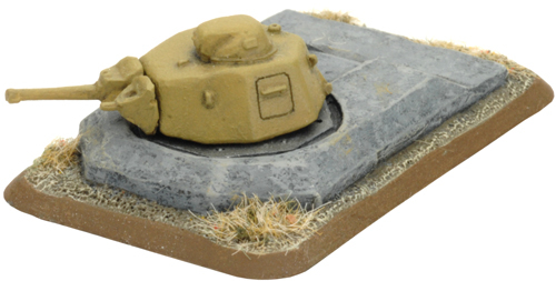 Flames of War: Finnish: FT-17 Turret Bunkers 