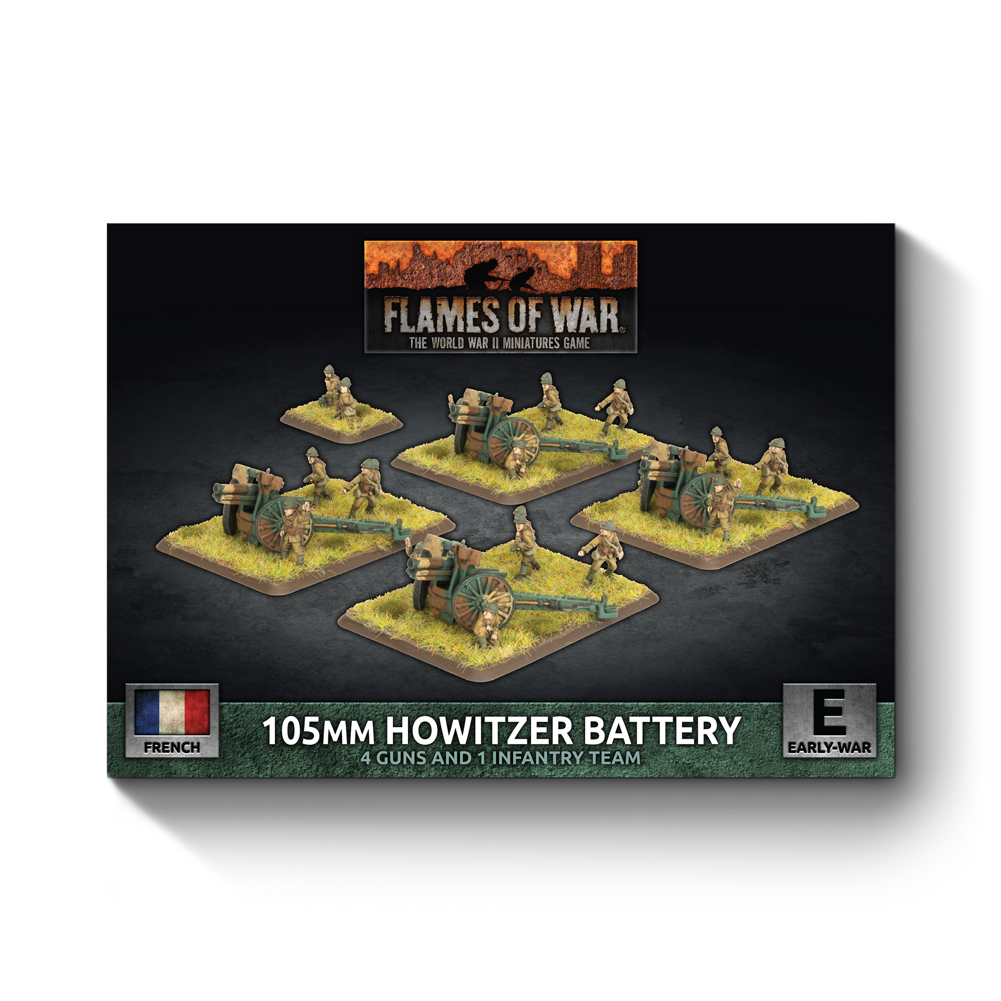 Flames of War: French: 105mm Howitzer Battery 