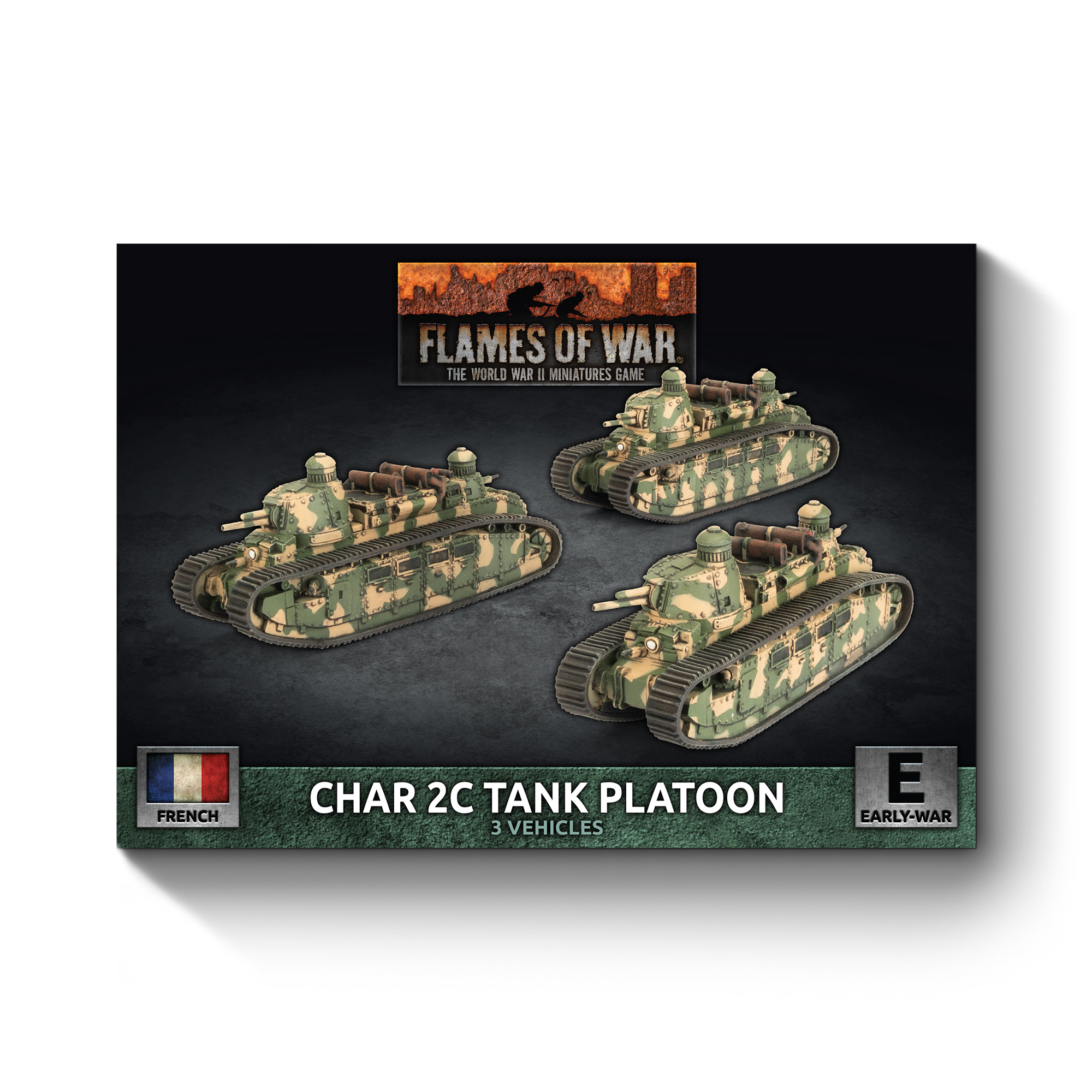 Flames of War: French: Char 2C Tank Platoon  