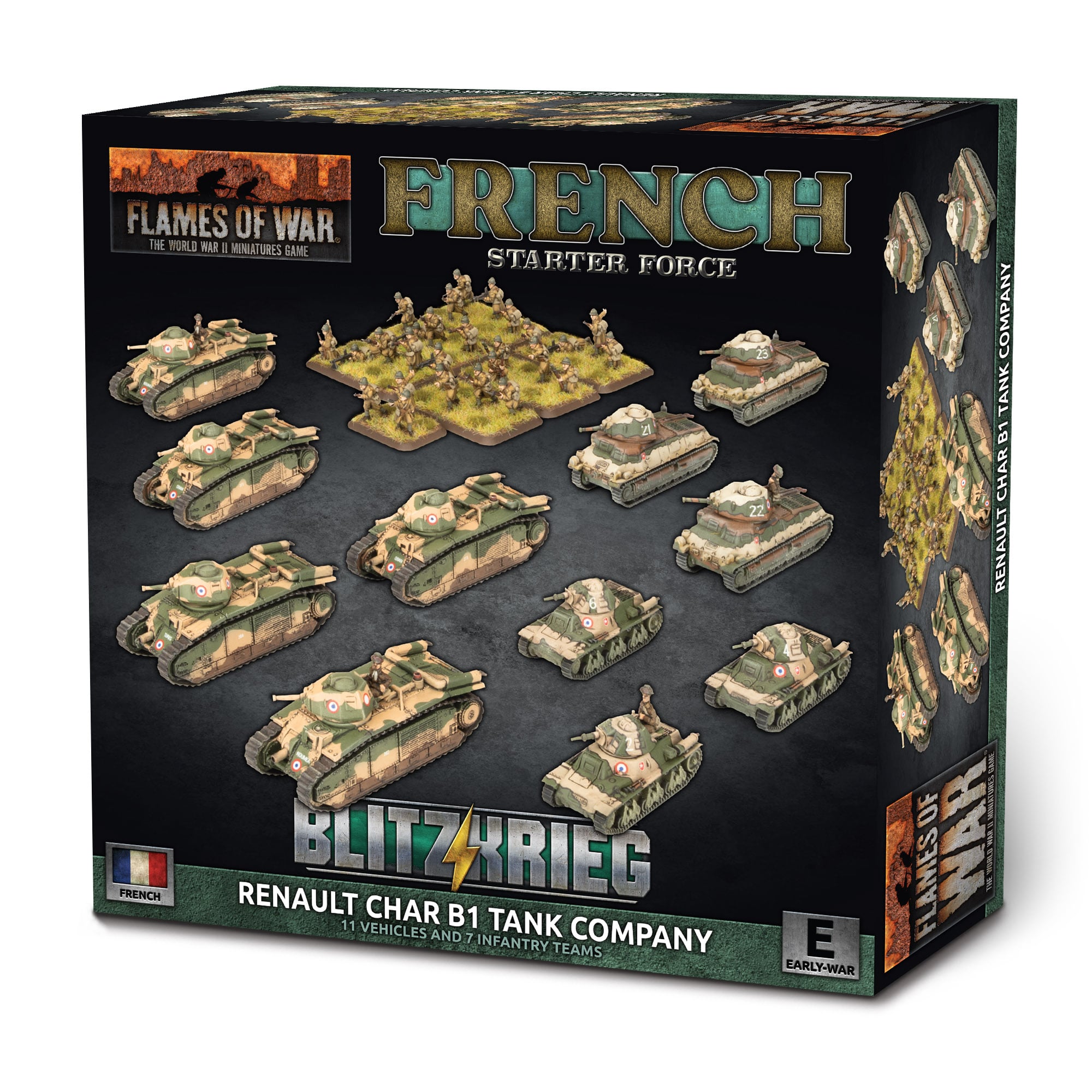 Flames of War: French: Renault Char B1 Tank Company 