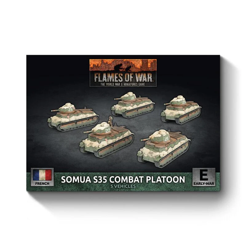 Flames of War: French: S-35 Somua Tank Platoon  