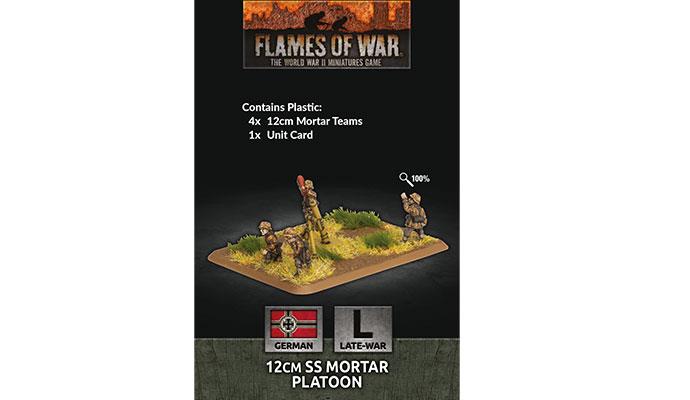 Flames of War: German: 12cm SS Mortar Platoon 