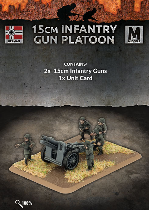 Flames of War: German: 15cm Infantry Gun Platoon 