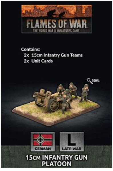Flames of War: German: 15cm Infantry Gun Platoon 