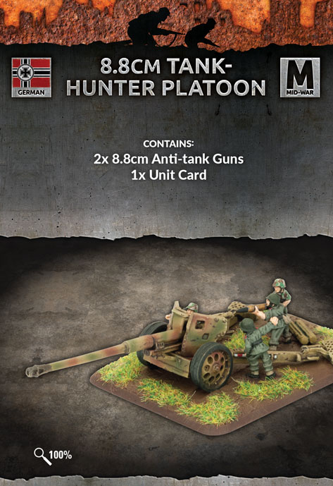 Flames of War: German: 8.8cm Pak43 Tank Hunter Platoon 