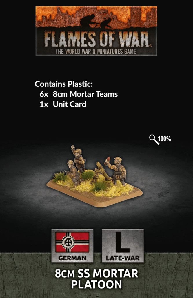 Flames of War: German: 8cm SS Mortar Platoon 